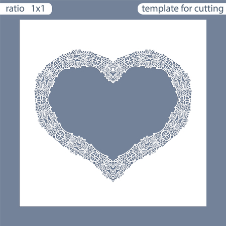 Laser Cut Wedding Invitation Card Template Cut Out The Paper