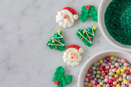 christmas baking decoration set out to decorate cookies with trees santas holly - Decorating Cookies With Sprinkles For Christmas christmas baking decoration set out to decorate cookies with trees santas holly - Decorating Cookies With Sprinkles For Christmas