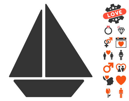 ボーナスの素敵なアイコンとボートのステアリング ホイール絵文字を設定します ベクトル図のスタイルは Web デザイン アプリ ユーザー インターフェイスのフラット象徴的なシンボルです のイラスト素材 ベクタ Image