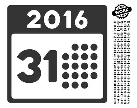 最後の 16年年月日ベクトル アイコン イラストのスタイルは 別の色のバージョンでフラット象徴的な色のシンボルです のイラスト素材 ベクタ Image 6965