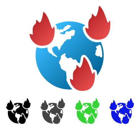 地球災害アイコン のイラスト素材 ベクタ Image 4627