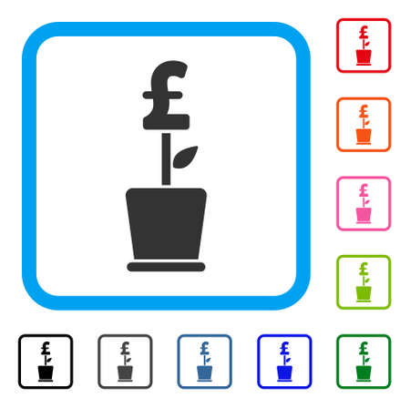 pound business project plant icon royalty free cliparts vectors