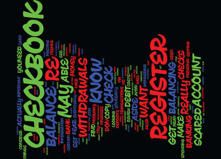 are you scared of your checkbook register text background word copy of check register
