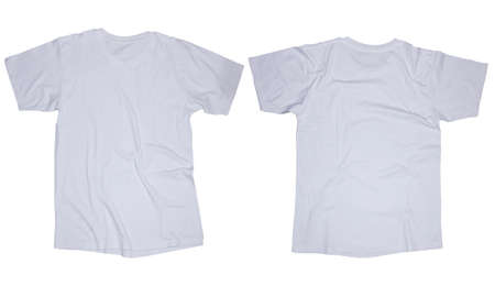 Plantilla Arrugada En Blanco Camiseta Roja, Diseño Del Plantilla Arrugada En Blanco Camiseta Blanca, Diseño Del