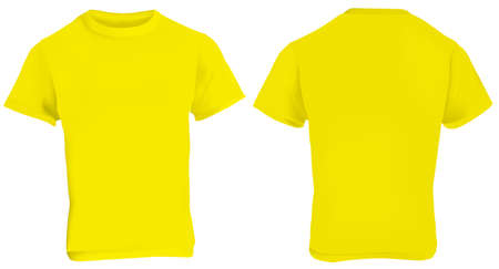 Download Vector Illustration Of Blank Yellow Men T Shirt Template Front Royalty Free Cliparts Vectors And Stock Illustration Image 61258475 PSD Mockup Templates