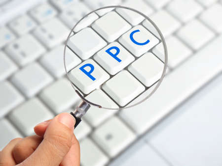 PPC Pay Per Click Internet Online Business Concept Words