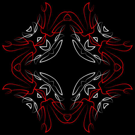 ピンストライプ デザイン ビニール準備ベクトル図のイラスト素材 ベクタ Image