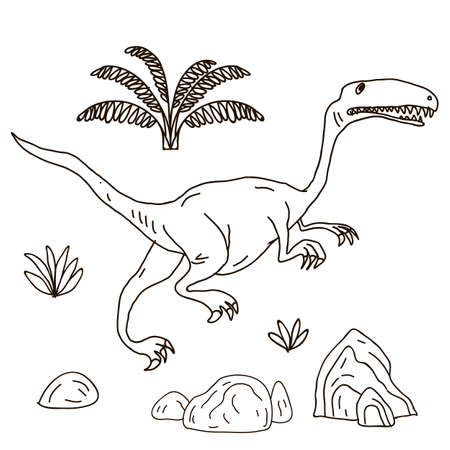 かわいい漫画のベクトルの手描きイラストは 恐竜を落書き ジュラシック パーク のイラスト素材 ベクタ Image かわいい漫画のベクトルの手描きイラストは 恐竜を落書き ジュラシック パーク のイラスト素材 ベクタ Image