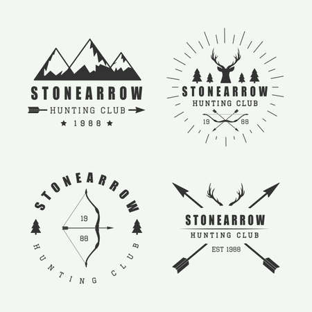 Set Of Vintage Hunting Labels Logos And Badges Royalty Free Cliparts Vectors Stock Illustration Image 45345650 Set Of Vintage Hunting Labels Logos And Badges Royalty Free Cliparts Vectors Stock Illustration Image 45345650