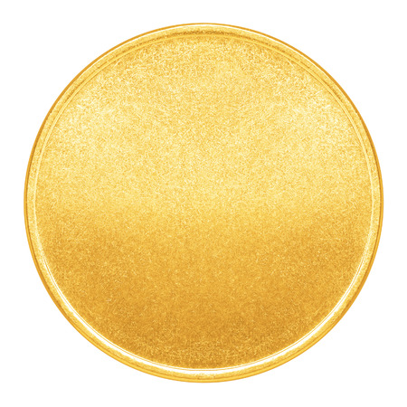 Gold coin: Mẫu trống để đồng tiền vàng hay huy chương với kết cấu kim loại