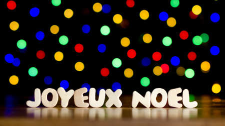 joyeux noel merry christmas in french language text beautiful multicolor bokeh background with - How To Say Merry Christmas In French joyeux noel merry christmas in french language text beautiful multicolor bokeh background with - How To Say Merry Christmas In French
