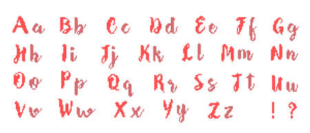 十字のステッチの英語のアルファベットで刺繍 上の文字と小文字の大文字 のイラスト素材 ベクタ Image 1740 十字のステッチの英語のアルファベットで刺繍 上の文字と小文字の大文字 のイラスト素材 ベクタ Image 1740
