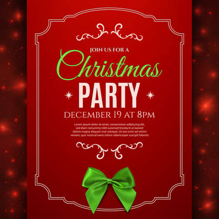 christmas party posters template