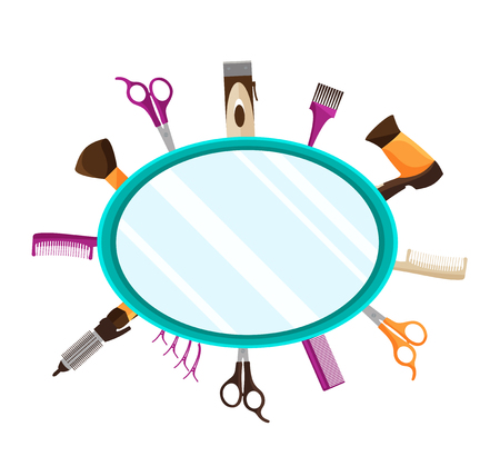 くし Hairclipper ドライヤー ハサミなど美容院や理髪店のツールとフラットの背景のベクトル イラストのイラスト素材 ベクタ Image くし Hairclipper ドライヤー ハサミなど美容院や理髪店のツールとフラットの背景のベクトル イラストのイラスト素材 ベクタ Image