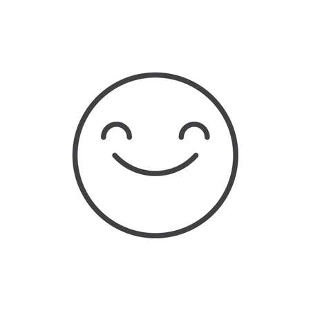 目絵文字ライン アイコンをにっこり笑顔 アウトライン ベクトルの署名 直線的なスタイルのピクトグラムが白で隔離 絵文字スマイリー記号 ロゴの図です 編集可能なストローク のイラスト素材 ベクタ Image 1423 目絵文字ライン アイコンをにっこり笑顔 アウトライン ベクトルの署名 直線的なスタイルのピクトグラムが白で隔離 絵文字スマイリー記号 ロゴの図です 編集可能なストローク のイラスト素材 ベクタ Image 1423
