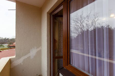 Terrace With Commercial Premises On The First Floor Of A New Multi Storey Residential Building Lizenzfreie Fotos Bilder Und Stock Fotografie Image 149502151