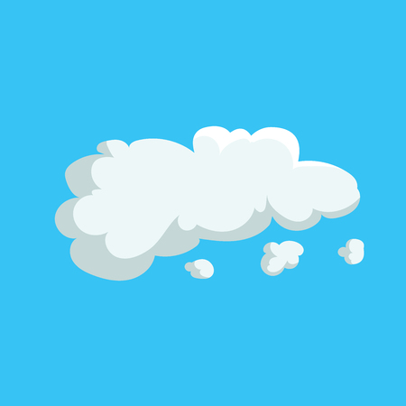 漫画かわいい雲のトレンディなデザイン アイコン 天気や空の背景のベクトル イラスト のイラスト素材 ベクタ Image
