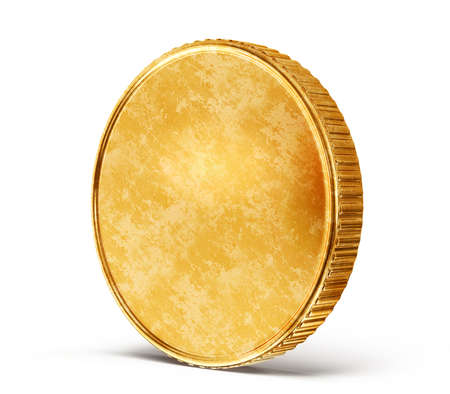 Gold coin: gold coin isolated on a white background
