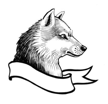 054 Loup Dessin Imagenes Y Fotos 123rf