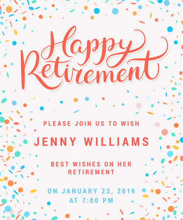 90 retirement party invitation stock illustrations cliparts and