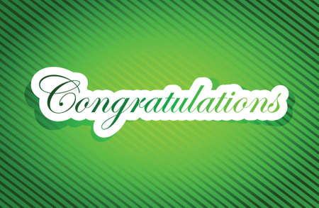 緑の背景の上にお祝いの言葉署名カード イラスト デザイン グラフィック のイラスト素材 ベクタ Image
