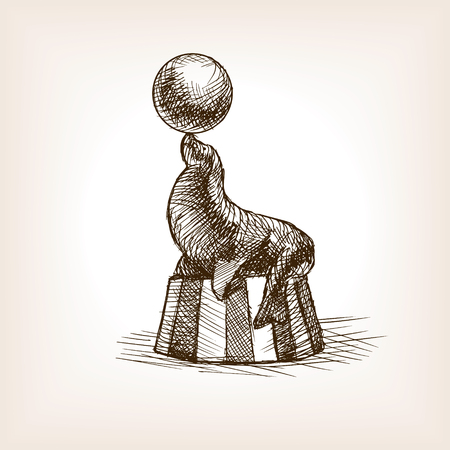 サーカス ボール スケッチ スタイル ベクトル イラスト シール 古い手描きは模倣を彫刻します サーカスのボールとシールします のイラスト素材 ベクタ Image サーカス ボール スケッチ スタイル ベクトル イラスト シール 古い手描きは模倣を彫刻します サーカスのボールとシールします のイラスト素材 ベクタ Image