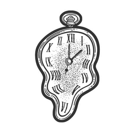 Melting Clock Stock Illustrations, Cliparts and Royalty Free Melting Clock  Vectors