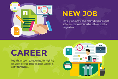 new job search and stress work infographic cv head hunters job headhunters
