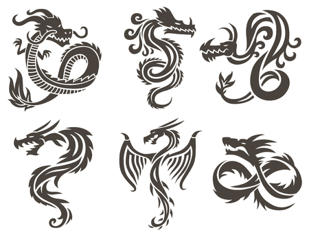 12 360 Drachen Tattoo Lizenzfreie Bilder Und Fotos Kaufen 123rf