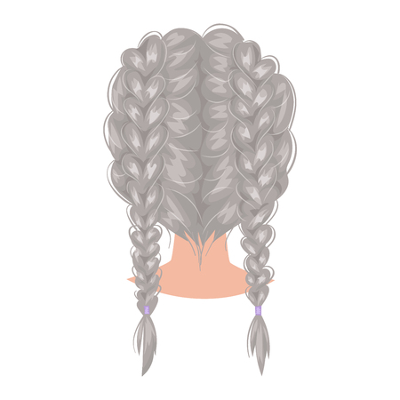 Hair Braid Cliparts, Stock Vector And Royalty Free Hair Braid Illustrations