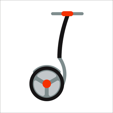 セグウェイ シルエットのイラスト素材 ベクタ Image