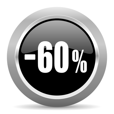 販売小売ブラック金属クロム Web サークル光沢のあるアイコン の写真素材 画像素材 Image