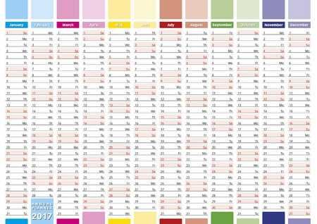 annual planning calendar