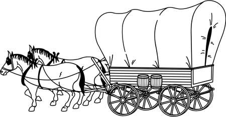 1 471 Horse Wagon Stock Illustrations Cliparts And Royalty Free