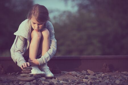 Sad Girl Stock Photos and Images - 123RF