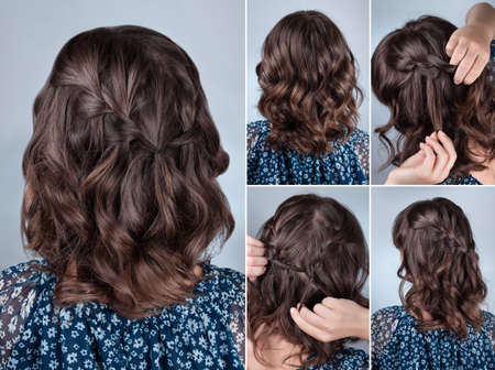Featured image of post The Best 12 Trenza Peinados Para Cabello Corto Ondulado
