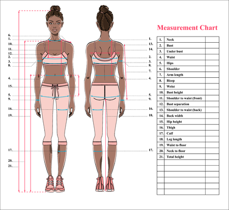111 body measurement chart stock illustrations cliparts and royalty bodybuilding measurement chart