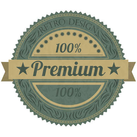 Vector illustration of a banner premium Stock Photo