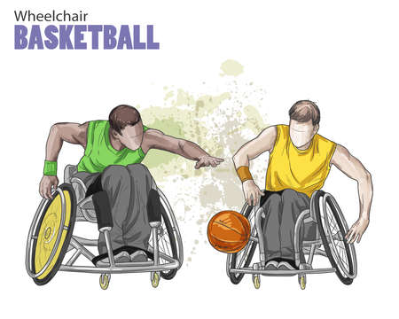 手には 車椅子バスケット ボールのイラストが描かれました 障害者選手のグラフィックのシルエット のイラスト素材 ベクタ Image 手には 車椅子バスケット ボールのイラストが描かれました 障害者選手のグラフィックのシルエット のイラスト素材 ベクタ Image