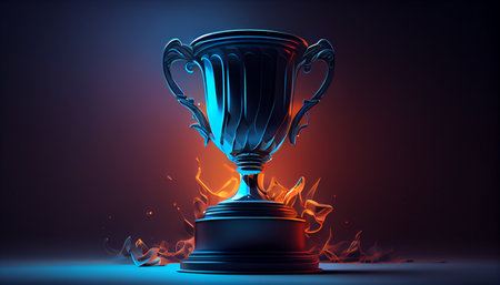 Winner trophy. sport. hobby. generative ai