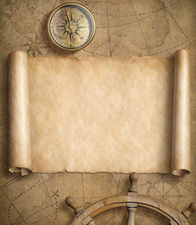 高齢者の海事海賊地図様式 の写真素材 画像素材 Image