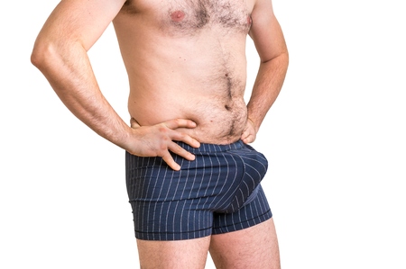 Schwarzer Kerl mit großem Penis
