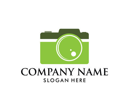 Camera icon vector design template. Stock Photo