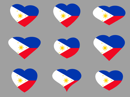 フィリピンの旗と心 フィリピンが大好きです フィリピン国旗アイコンを設定 のイラスト素材 ベクタ Image フィリピンの旗と心 フィリピンが大好きです フィリピン国旗アイコンを設定 のイラスト素材 ベクタ Image