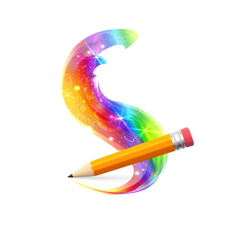 Crear Ilustraciones, Dibujar Lápices Mágicos En Papel ...