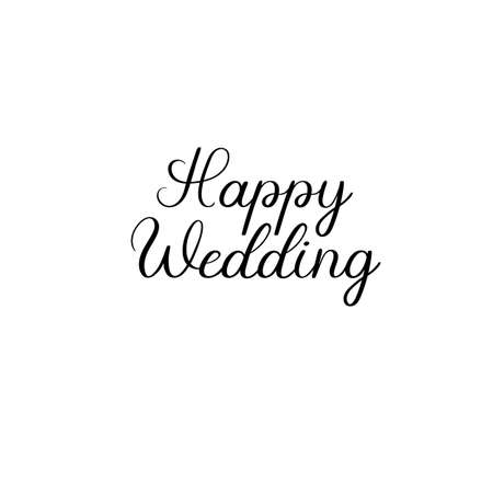 日付を保存します 手書き グリーティング カード 結婚式の招待状のためのカリグラフィー のイラスト素材 ベクタ Image
