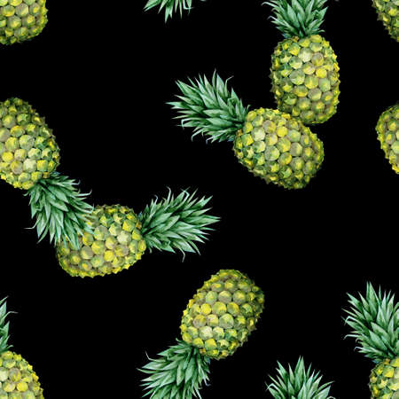 トロピカル ピンク フラミンゴ鳥のシームレスな水彩イラスト 熱帯の夏をモチーフにしたおしゃれなパターン エキゾチックなハワイの美術背景 ファブリックとインテリアのデザイン の写真素材 画像素材 Image