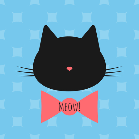 Silhouette De La Tete D Un Chat Arc Texte Meow Seamless Bleu Rose Noir Clip Art Libres De Droits Vecteurs Et Illustration Image Silhouette De La Tete D Un Chat Arc Texte Meow Seamless Bleu Rose Noir Clip Art Libres De Droits Vecteurs Et Illustration Image