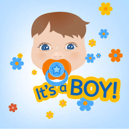 beautiful vector illustration of newborn arrival card baby shower card newborn baby card with - New Born Baby Card beautiful vector illustration of newborn arrival card baby shower card newborn baby card with - New Born Baby Card