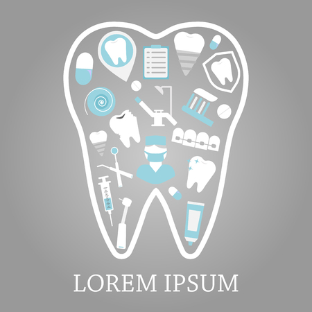 design template for brochures flyers web sites dental icons flyers icons